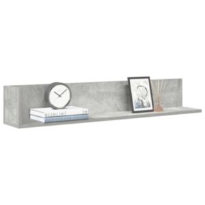 Pood24 seinariiulid 2 tk, betoonhall, 100 x 16,5 x 16,5 cm, tehispuit