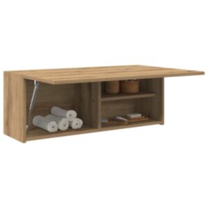 Pood24 vannitoa seinakapp, käsitöötamm, 80 x 25 x 30 cm, tehispuit