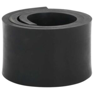 Pood24 Kummiserv lumesahale Must 120x8x1 cm