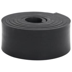 Pood24 Kummiserv lumesahale Must 250x8x1 cm