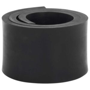 Pood24 Kummiserv lumesahale Must 100x10x1 cm
