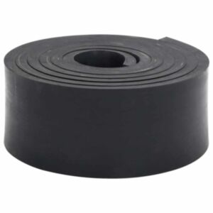 Pood24 Kummiserv lumesahale Must 250x10x1 cm