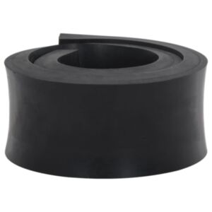 Pood24 Kummiserv lumesahale Must 100x8x2 cm