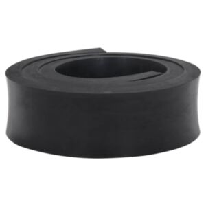 Pood24 Kummiserv lumesahale Must 200x8x2 cm