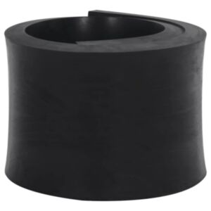 Pood24 Kummiserv lumesahale Must 80x15x2 cm