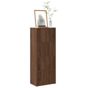 Pood24 raamatualus, pruun tamm, 40x24x102 cm, tehispuit