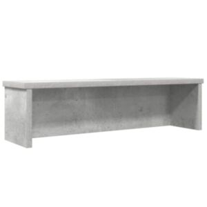 Pood24 virnastatav köögiriiul, betoonhall, 60x15x16 cm, tehispuit