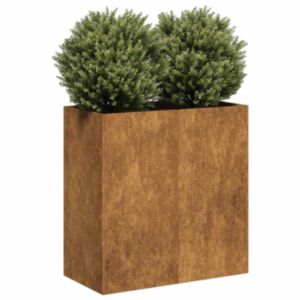 Pood24 taimekast, rooste, 80x40x80 cm, ilmastikukindel teras