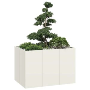 Pood24 taimekast valge 120x80x80 cm, teras
