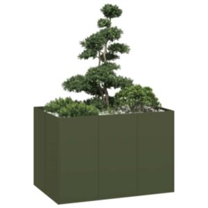 Pood24 aia taimekast, oliiviroheline, 120x80x80 cm, teras