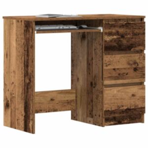 Pood24 Kirjutuslaud Vana puit 90x45x76 cm Tehniline puit