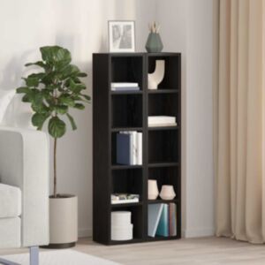 Pood24 CD-kapid 2 tk, must tamm, 21 x 16 x 93,5 cm, tehispuit