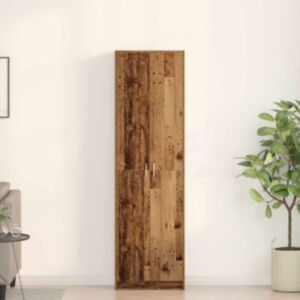Pood24 Riidekapp Vana Puit 55x25x189 cm Tehispuit