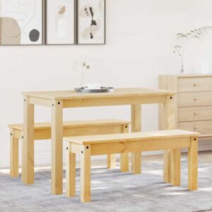 Pood24 3-osaline söögilauakomplekt "Panama", männipuit