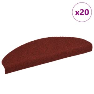 Pood24 isekleepuvad trepimatid, 20 tk, punane, 65x21x4 cm