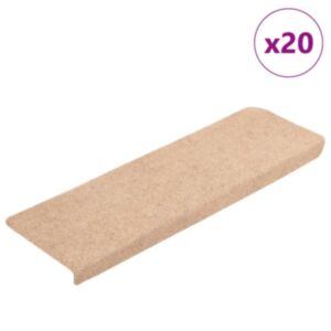 Pood24 isekleepuvad trepimatid, 20 tk, pruun, 65x21x4 cm