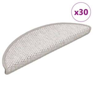 Pood24 Trepimatid Isekleepuvad Sisal-Look 30 tk 56x17x3 cm Platina