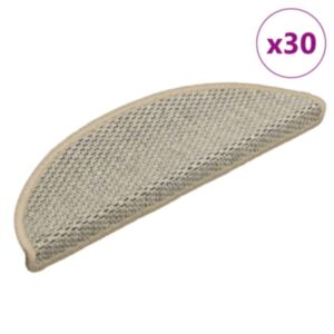 Pood24 isekleepuv trepivaip, 30 tk, 56x17x3 cm, heleroheline