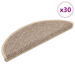 Pood24 isekleepuv trepivaip, 30 tk, 56x17x3 cm, tumebeež