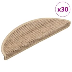 Pood24 isekleepuv trepivaip, 30 tk, 56x17x3 cm, liivakarva