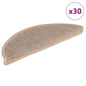 Pood24 isekleepuv trepivaip, 30 tk, 56x17x3 cm, helebeež
