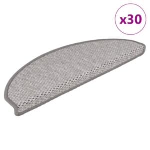 Pood24 isekleepuv trepivaip, 30 tk, 65x21x4 cm, platina