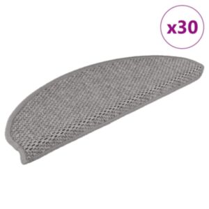 Pood24 isekleepuv trepivaip, 30 tk, 65x21x4 cm, hõbedane