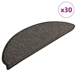 Pood24 isekleepuv trepivaip, sisal, 30 tk, 65x21x4 cm, antratsiit