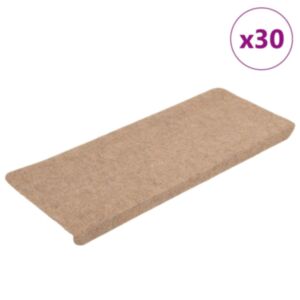 Pood24 isekleepuv trepivaip, 30 tk, beež 65x24,5x3,5 cm