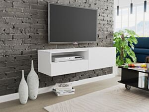 Sienas TV galds CLAUDE CRTVSZ120-biały (balts)