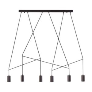 Griestu lampa Imbria melna VI