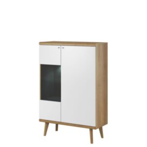 Vitrīna PRIME PWT90-divab riviera / biały